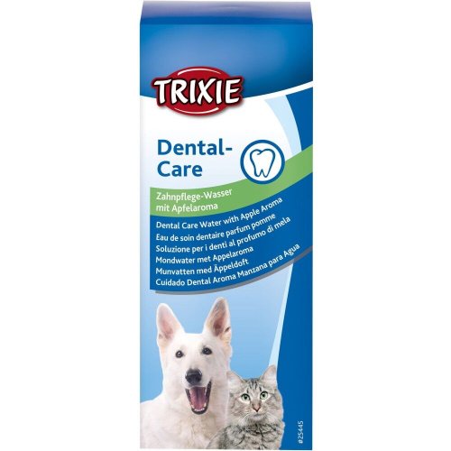 Вода Trixie Dental Care для собак і котів для догляду за ротовою порожниною зі смаком яблука - 300 мл