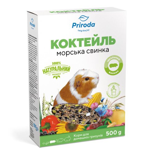 Корм Природа Коктейль Морська свинка для морських свинок - 500 г