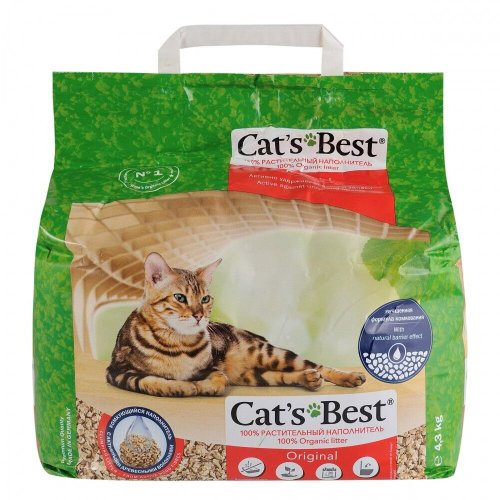 Наповнювач деревинний Cat’s Best Original - 10 л