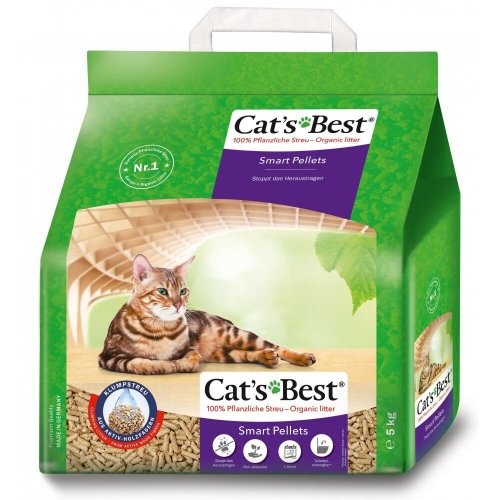 Наповнювач деревинний Cat’s Best Smart Pellets - 10 л