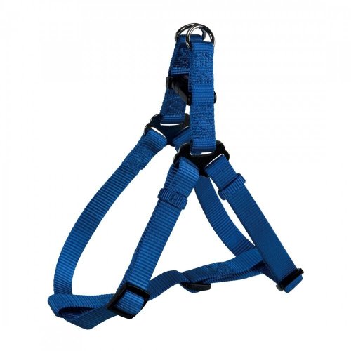 Шлея-петля Trixie для собак Premium нейлон синя розмір 50-65 см/20 мм - M