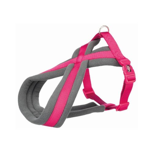 Шлея-вісімка Trixie для собак Premium туристична нейлон фуксія розмір 30-55 см/15 мм - XS-S