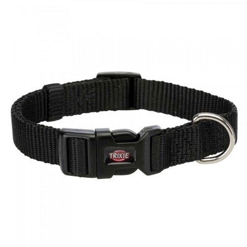 Нашийник Trixie для собак Premium нейлон чорний розмір 25-40 см/15 мм - S