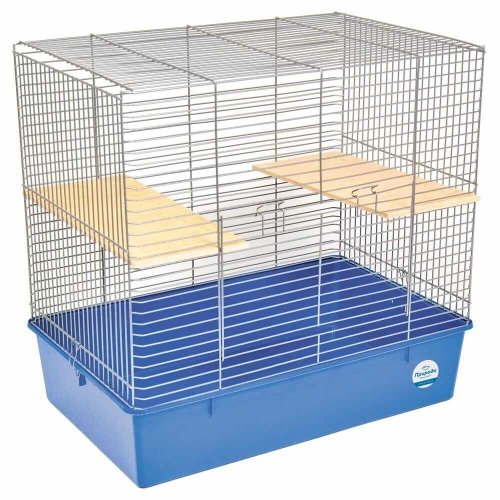 Клітка Природа Шиншила для шиншил хром/синя 70x40x60 см - 1 шт