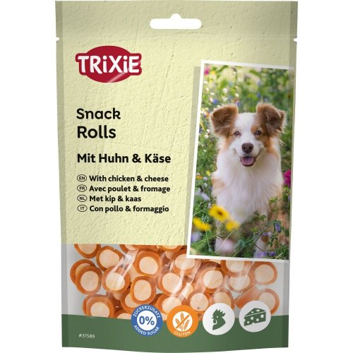 Ласощі Trixie Premio Chicken Cheese Rolls для собак роли з куркою та сиром - 100 г