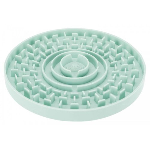 Миска-килимок Trixie для цуценят Junior для повільного годування блакитна пластик d-21 см - 1 шт