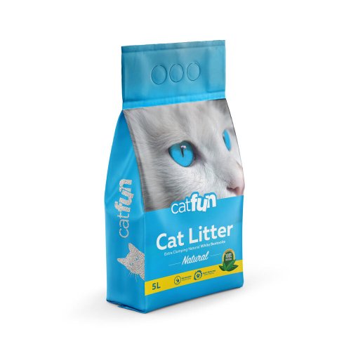 Наповнювач бентонітовий Catfun натуральний 5 л - 5 л