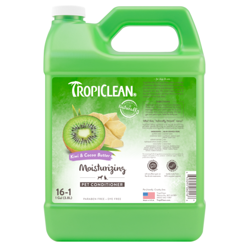 Кондиціонер TropiClean "Ківі та какао-масло" концентрат, зволожуючий для собак та котів - 3.8 л