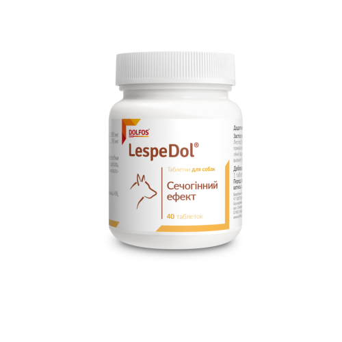 Вітаміни Dolfos для собак ЛеспеДол сечогінний 1т/10кг - 40 таб