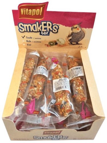 Ласощі Vitapol Вітапул колба для німф фрукти BOX - 12 шт