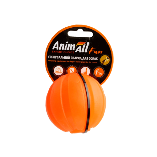 Іграшка для собак AnimAll Фан м'яч тренувальний 5 см - Помаранчевий