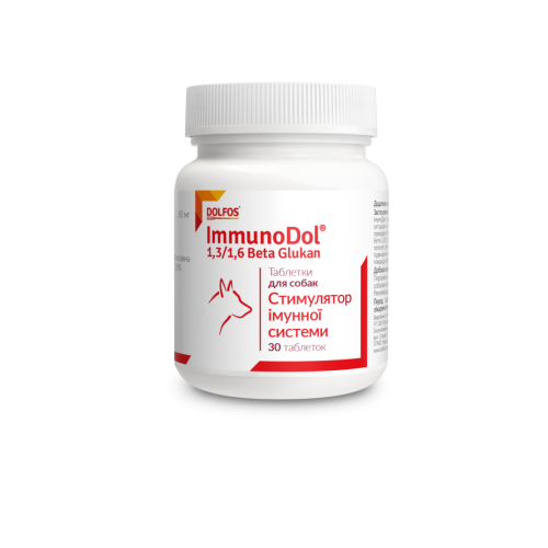 Вітаміни Dolfos для собак ІмуноДол 1т/20кг - 30 таб