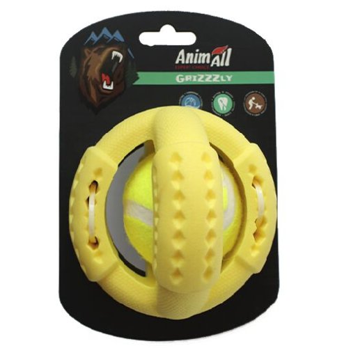 Іграшка для собак Animall GriZzly тенісний м'яч L - Жовтий