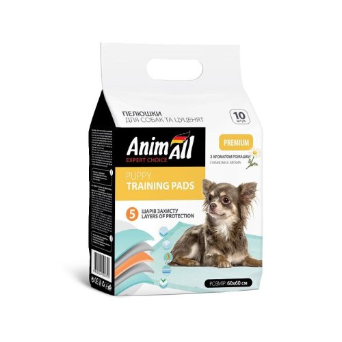 Пелюшки Animall 60х60 см з ароматом ромашки - 10 шт