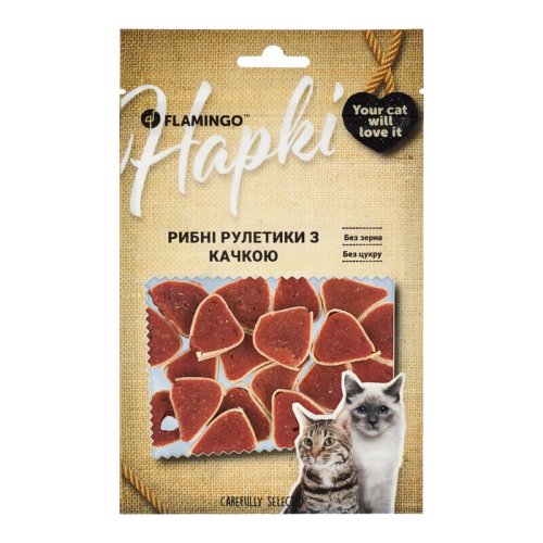 Ласощі Flamingo Cat Качині суші для котів - 50 г - 50 г