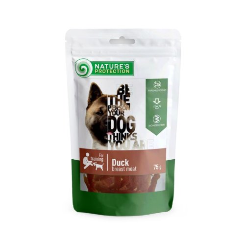 Ласощі для собак Nature's Protection Dog Snacks For Dogs Качина гудка - 75 г