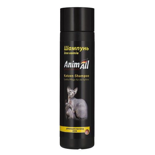 Шампунь Animall для Безшерстих порід котів - 250 мл - 250 мл