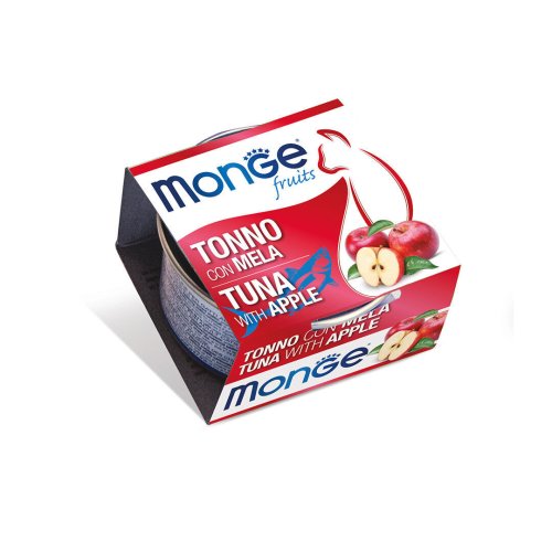 Вологий корм Monge Cat Adult тунeць з яблуком - 80 г