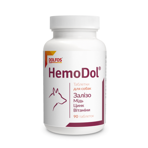 Вітаміни Dolfos для собак ГемоДол 1т/10кг - 90 таб
