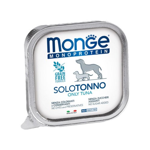Вологий корм Monge Dog SOLO 100% тунець - 150 г