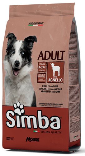Сухий корм Monge SIMBA Dog ягня - 20 кг