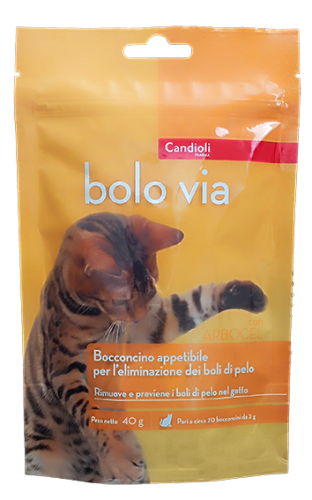 Candioli Кандіолі Боло Віа таблетки вивід шерсті для котів - 40 г