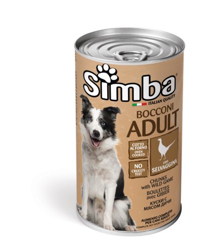 Вологий корм Monge SIMBA Dog Wet дичина - 1.23 кг