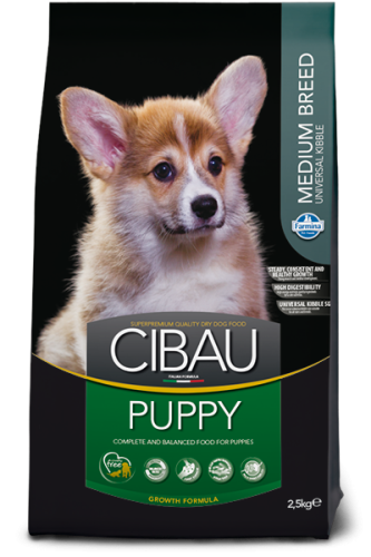 Сухий корм Farmina Dog CIBAU PUPPY MEDIUM для цуценят середніх порід з куркою - 2.5 кг