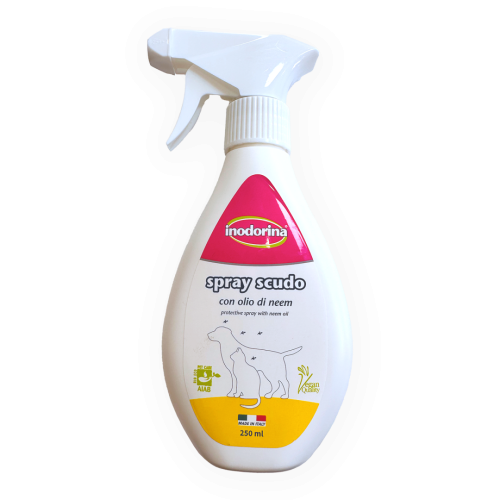 Спрей Indorina Spray Scudo Neem Oil для собак та котів від бліх та кліщів з олією дерева Нім 250 мл - 250 мл