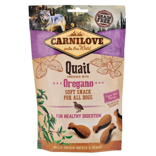 Ласощі Carnilove Dog Semi Moist для собак, перепілка та орегано - 200 г