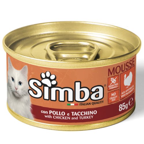 Вологий корм Monge SIMBA Cat Wet курка та індичка - 85 г