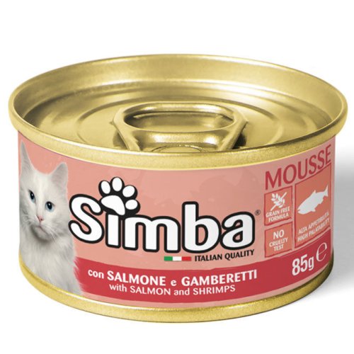 Вологий корм Monge SIMBA Cat Wet лосось та креветки - 85 г