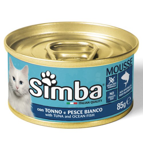 Вологий корм Monge SIMBA Cat Wet тунець та океанічна риба - 85 г