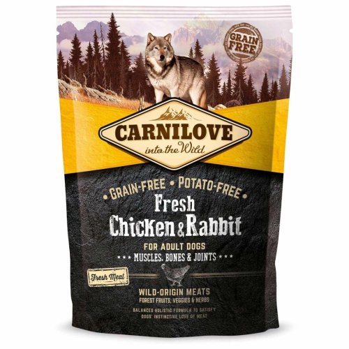 Сухий корм Carnilove Fresh Chicken & Rabbit для дорослих собак всіх порід курка та кролик - 1.5 кг