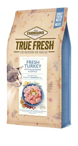 Сухий корм Carnilove True Fresh Cat для для дорослих котів з індичкою - 1.8 кг