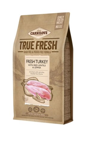 Сухий корм Carnilove True Fresh для дорослих собак всіх порід з індичкою - 1.4 кг