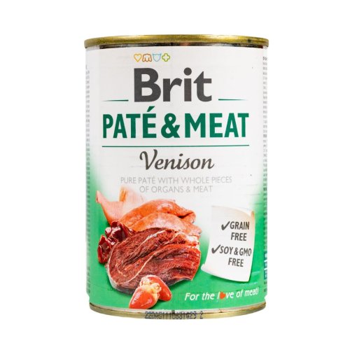 Вологий корм Brit Care Pate & Meat для собак з олениною - 400 г
