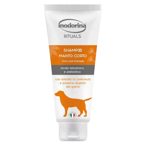 Шампунь Indorina Dog Shampooing Сorto для короткошерстних собак із календулою та паростками пшениці - 250 мл