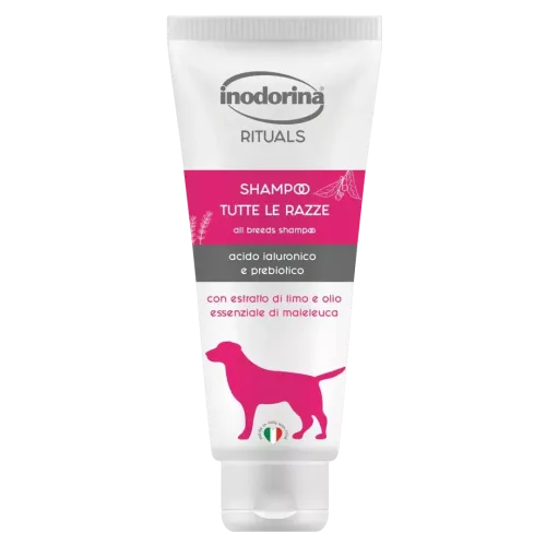 Шампунь Indorina Dog Shamp Tutte Razze для всіх порід собак із екстрактом чебрецю та ефірними оліями - 250 мл