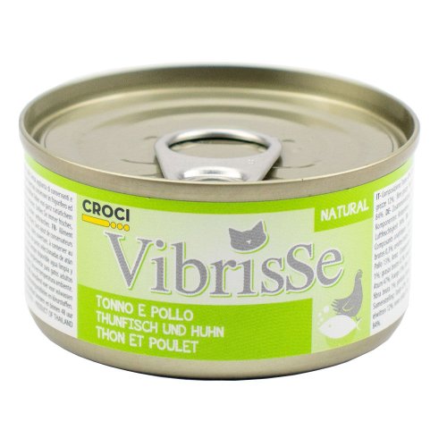 Вологий корм Vibrisse CAT Для котів тунець/курка - 70 г - 70 г