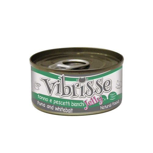 Вологий корм Vibrisse CAT JELLY Для котів тунець/корюшка в желе - 70 г - 70 г