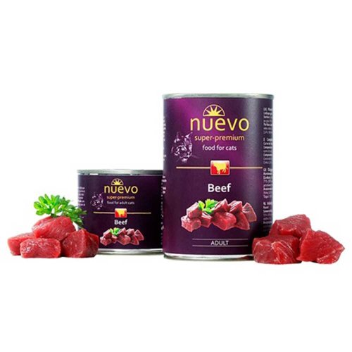 Вологий корм NUEVO CAT ADULT з яловичиною для котів - 400 г - 200 г