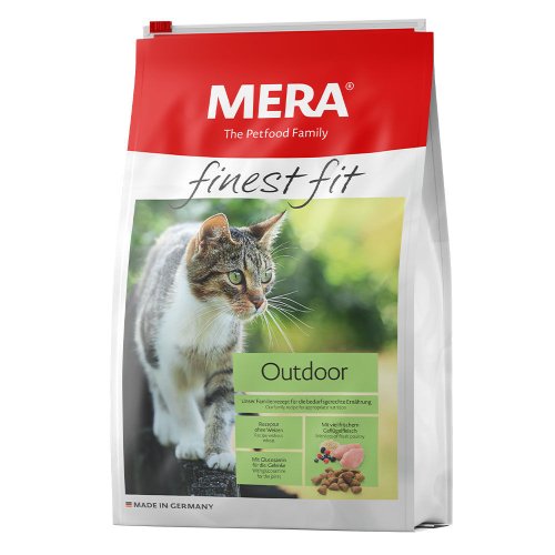 MERA Cat Finest fit Outdoor корм для котів із доступом на природу із свіжим м'ясом птиці та лісовими ягодами - 4 кг - 1.5 кг