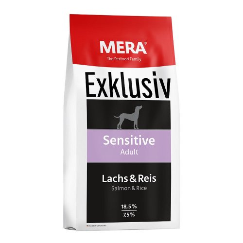 MERA Dog EXCLUSIV sensitive Adult Lachs-Reis корм для чутлив. собак з лососем та рисом - 15 кг