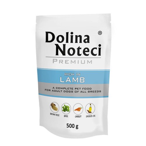 Пауч Dolina Noteci DOG Premium Для собак з ягнятиною - 500 г