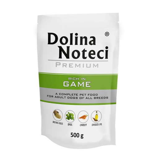 Пауч Dolina Noteci DOG Premium Для собак з дичиною - 500 г
