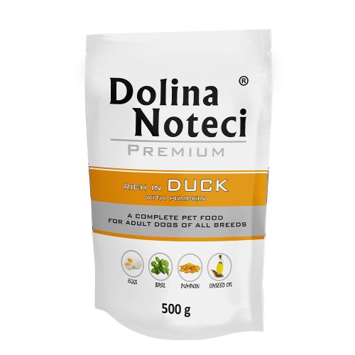Пауч Dolina Noteci DOG Premium Для собак з качкою та гарбузом - 500 г