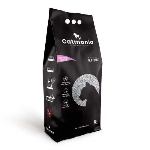 Бентонітовий наповнювач CATMANIA дитяча присипка + рожеві гранули - 5 л - 10 л