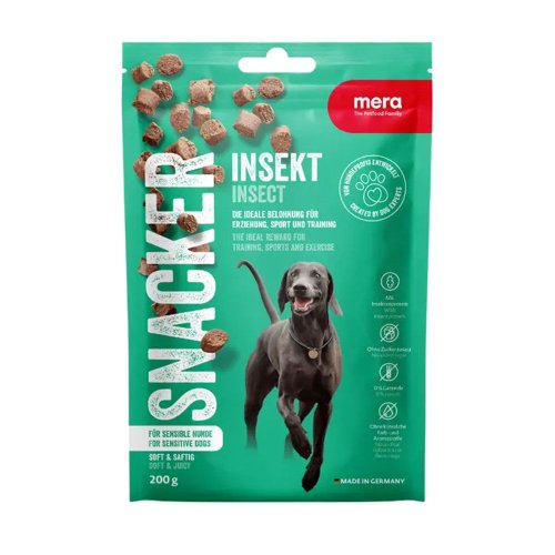 MERA Dog snaсker Insekt м'які снеки для собак з чутливим травленням - 200 г