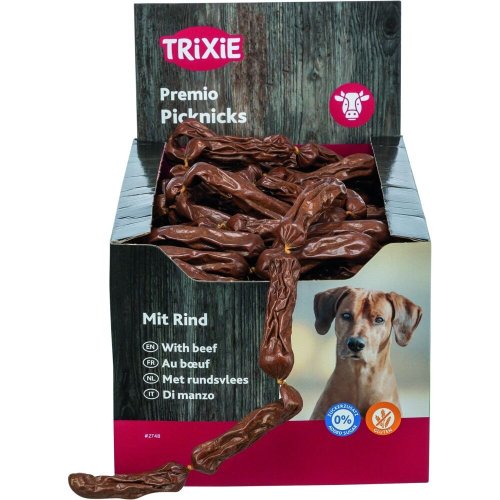 Ласощі Trixie Premio Picknicks для собак Сосиски з яловичиною 8 см 8 г 200 шт - 1 шт